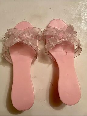 Plastic dress up shoes